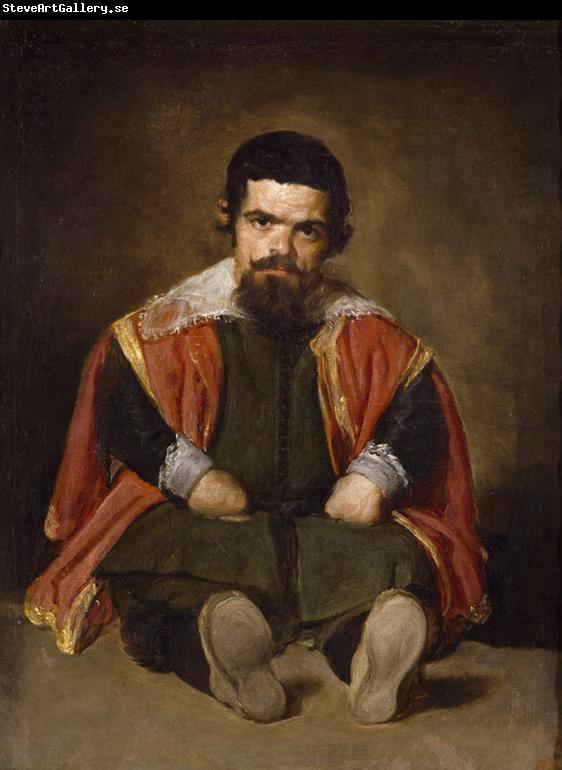 Diego Velazquez A Dwarf Sitting on the Floor (Don Sebastian de Morra) (df01)